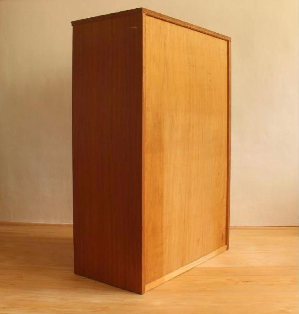 洋服タンス　チェスト　木製　ナチュラル　昭和レトロ　古道具　古家具　家具