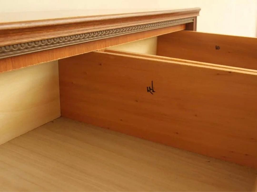 洋服タンス　チェスト　木製　ナチュラル　昭和レトロ　古道具　古家具　家具