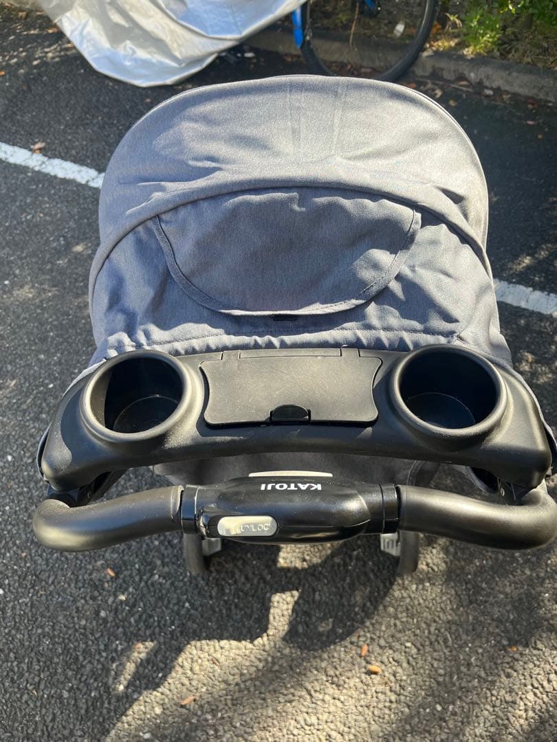 カトージ 2人乗りベビーカー 二人でゴーDX