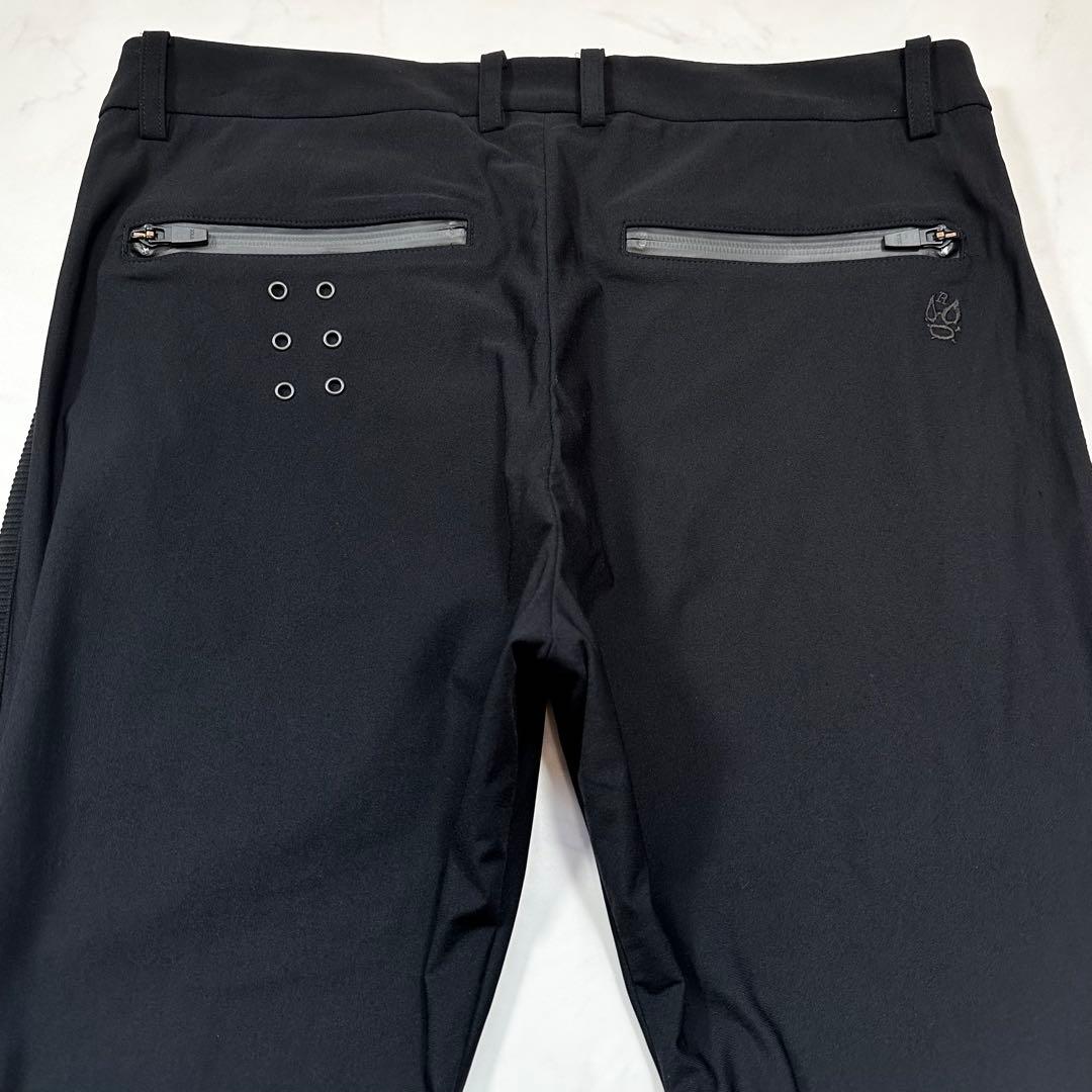 AKM × ラッセルノ Gストレッチパンツ メンズ ゴルフ 止水ジップ 黒 M