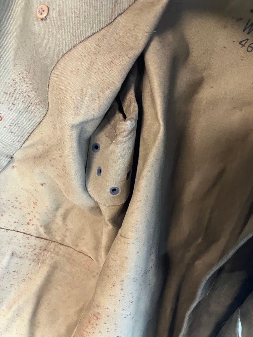 イギリス軍1941モーターサイクルコートゴム引きジャケットマッキントッシュ