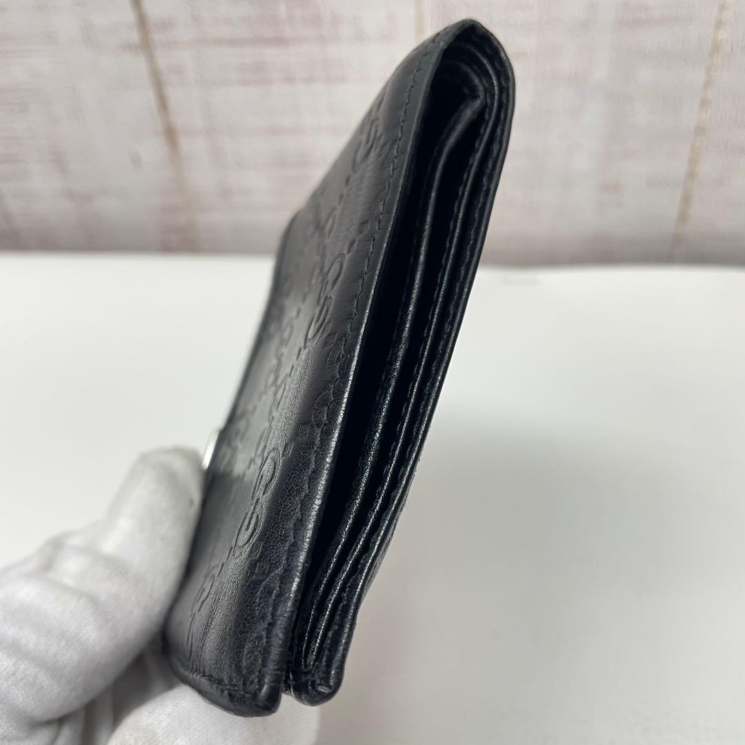 Ｏ*Ｇ様 GUCCI ブラックレザー 二つ折り財布