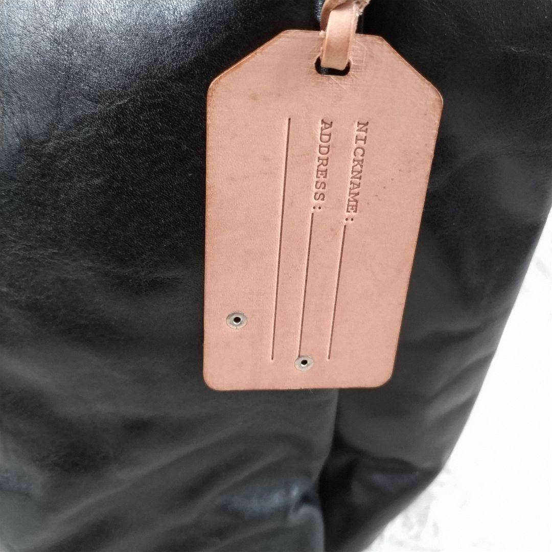 美品　aniary アニアリ トートバッグ　レザー　ライン　PC可 A4サイズ