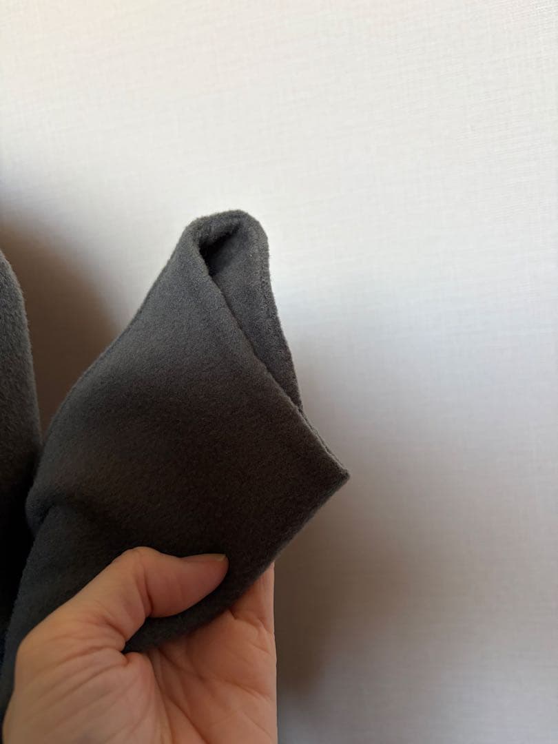 <LOHEN>バックフォルムリバーZIPブルゾンコート グレー