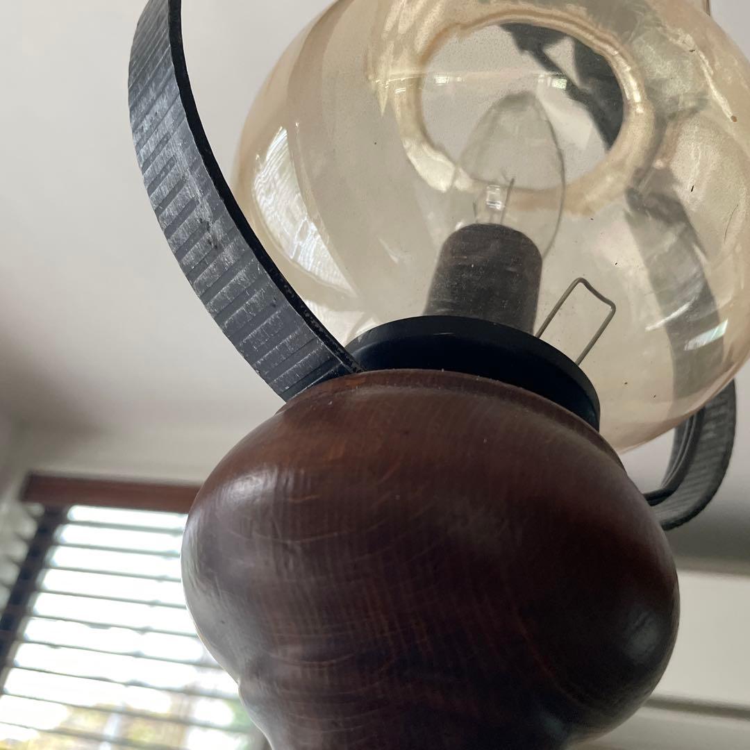 フランスアンティークペンダントライト ガラスシェード　引掛シーリング