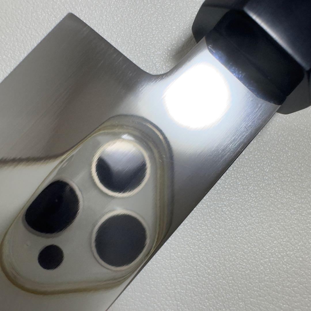 270mm 切付柳刃包丁 鏡面　黒檀黒水牛八角柄 刺身包丁 【全鋼】