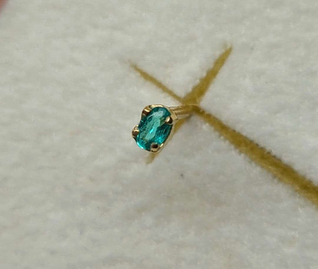 サナ★ブラジルバターリャパライバトルマリン★ピアスオーダー