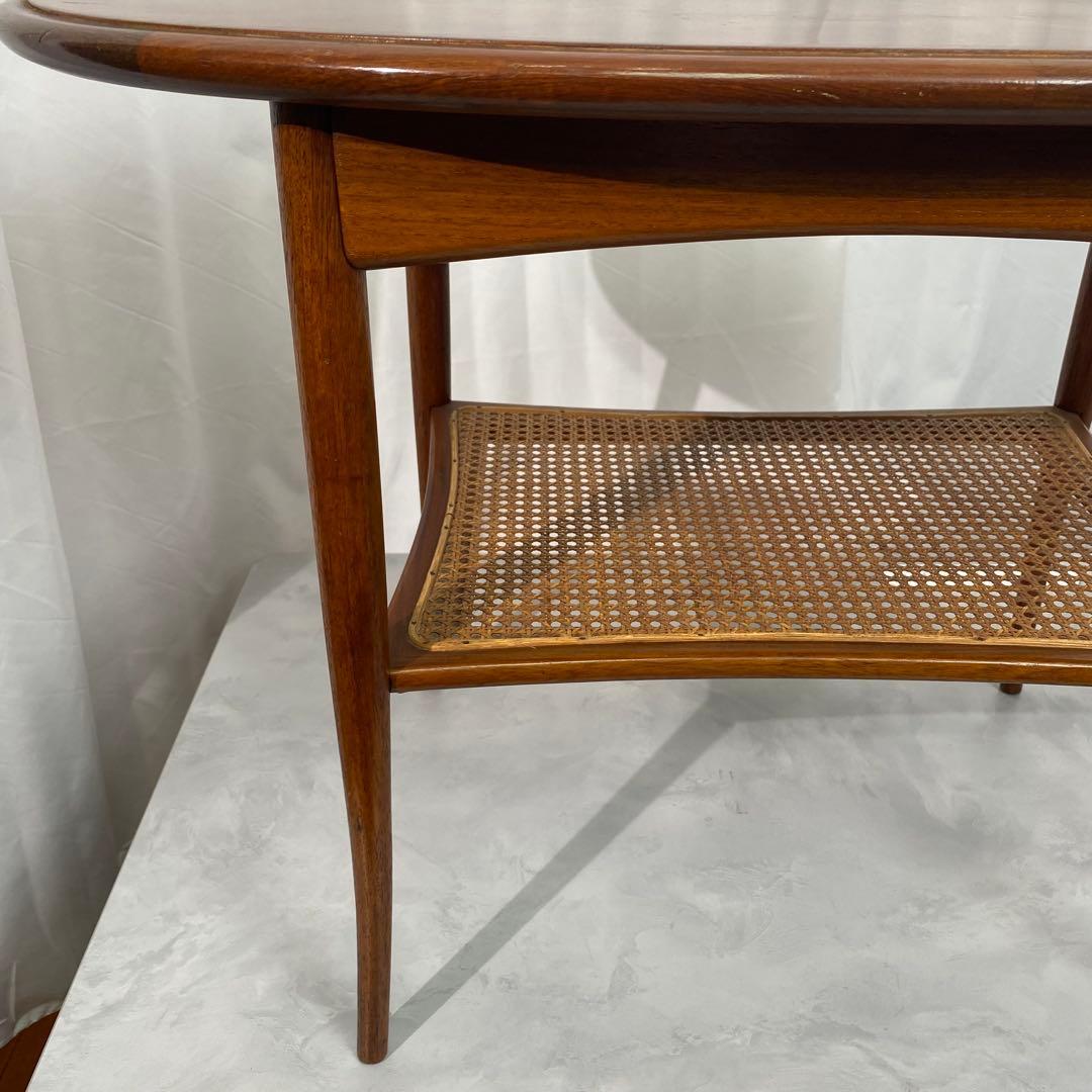 【希少】オールドマルニ センターテーブル 天板：ブビンガ材 脚：カリン材