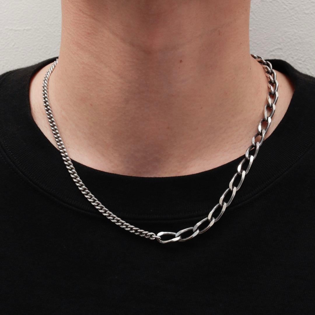 チ*ー様 【新品】S925 喜平アシンメトリーネックレス nobu ikeguc