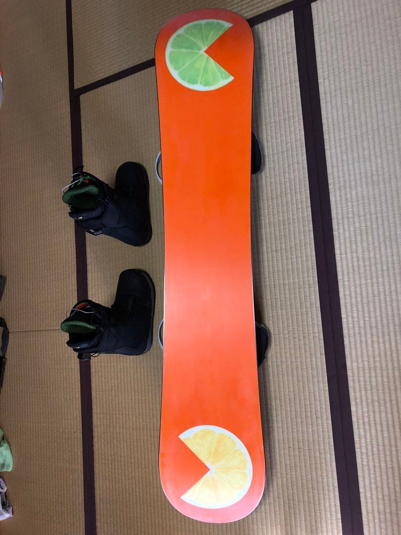 Burton Custom ボード、ブーツセット（バッグは付きません）