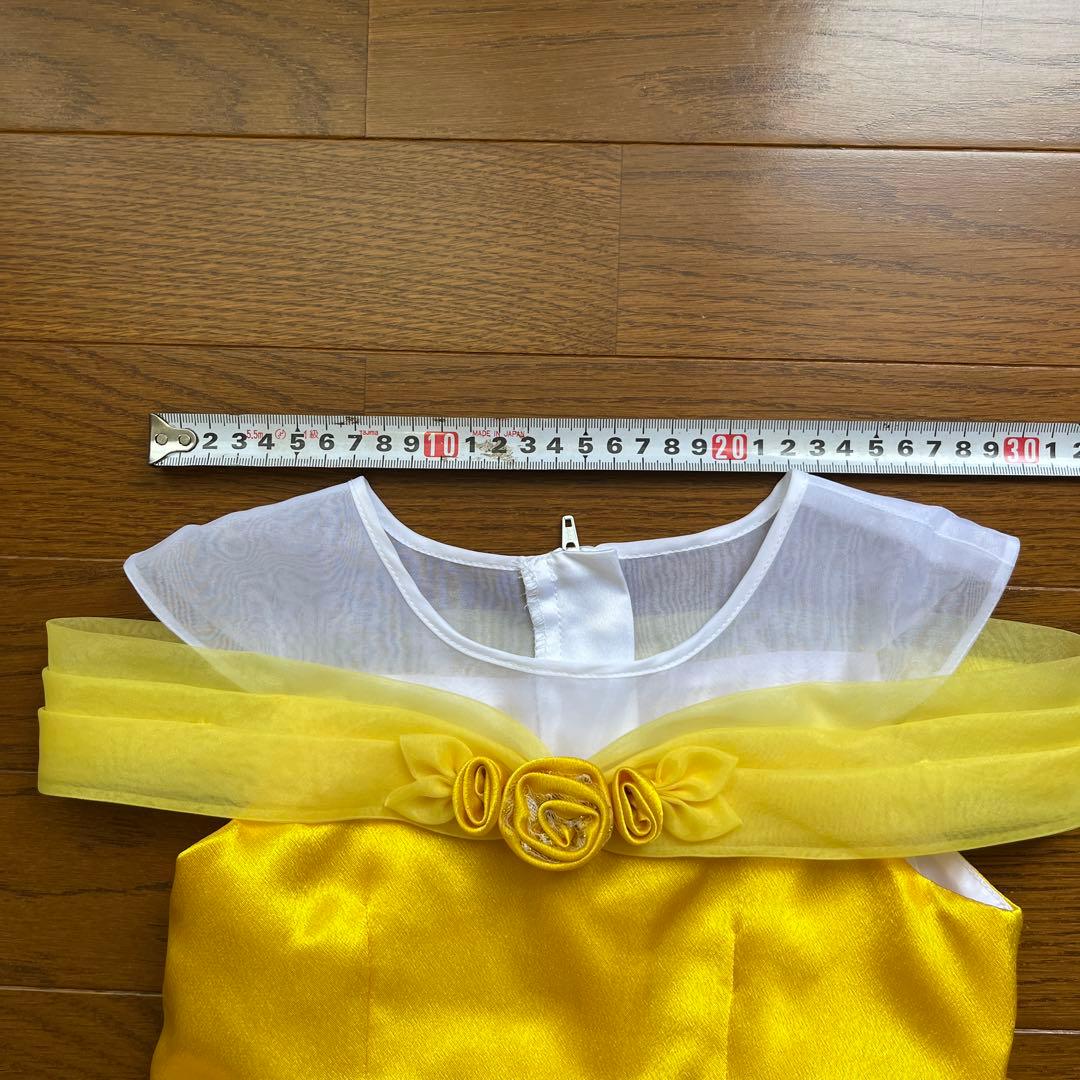 TDRビビディ・バビディ・ブティックのベルの黄色ドレス_サイズ110