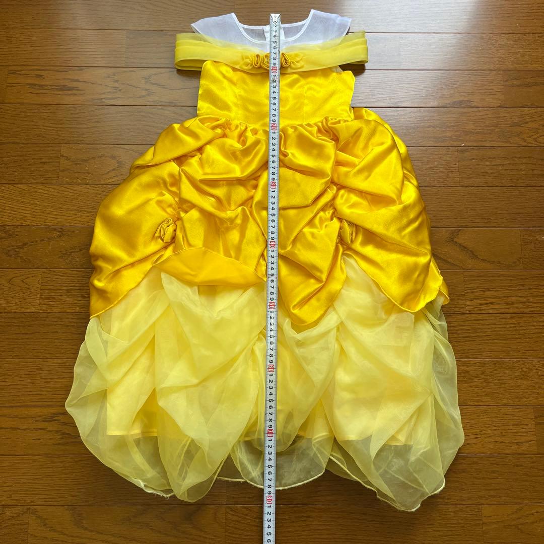TDRビビディ・バビディ・ブティックのベルの黄色ドレス_サイズ110