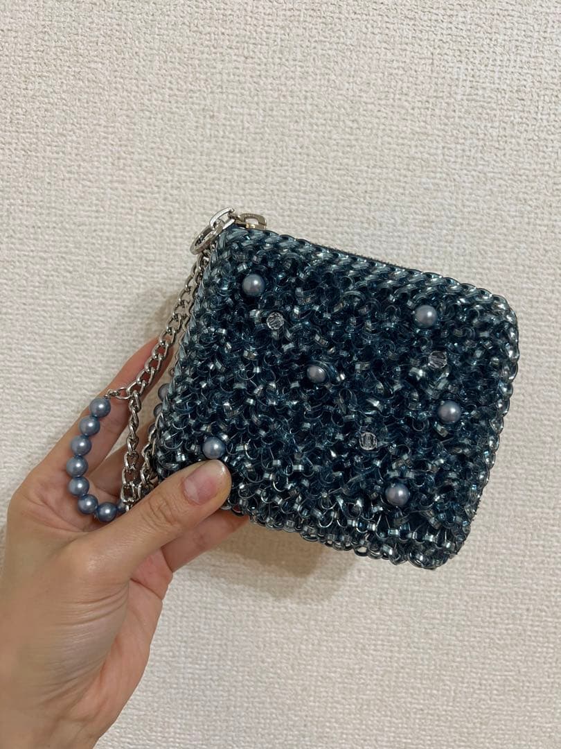 アンテプリマ　ミスクリオ パール　Lラウンドウォレット