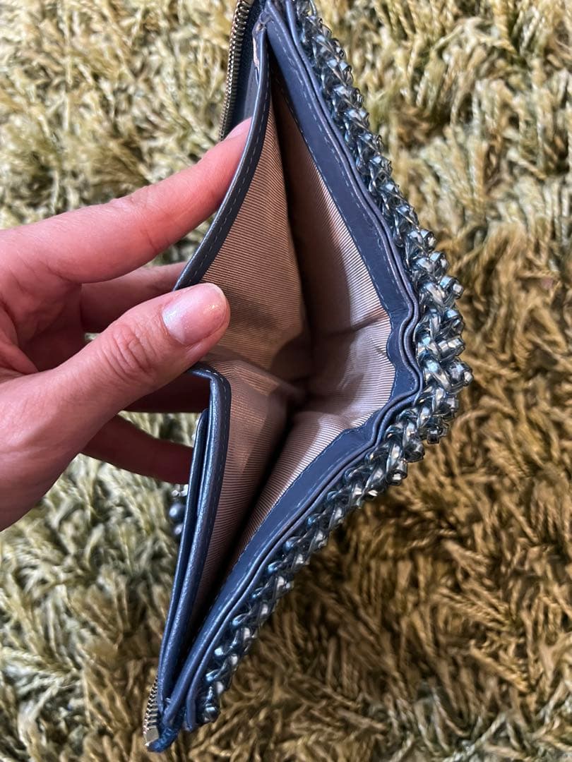 アンテプリマ　ミスクリオ パール　Lラウンドウォレット