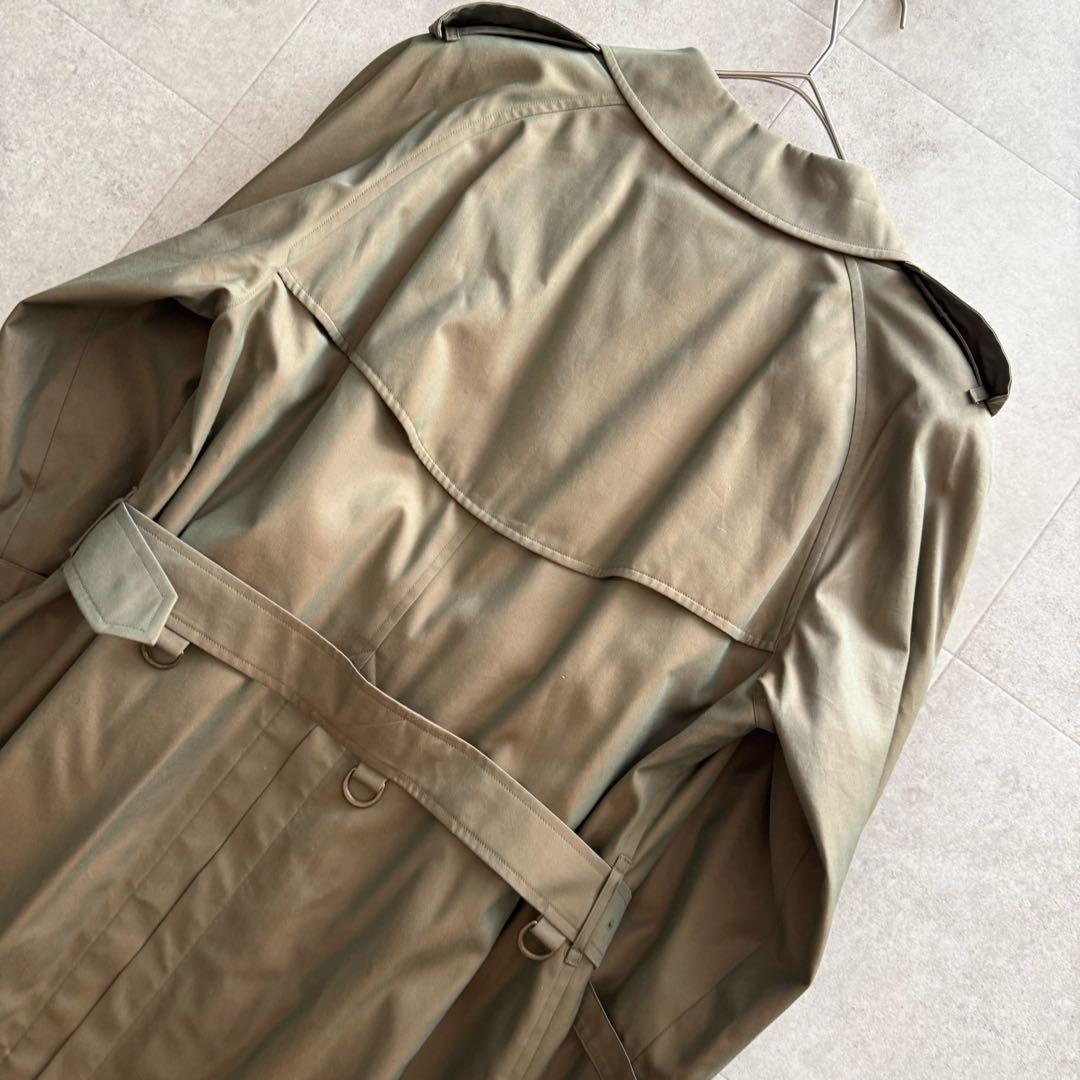 バーバリー　トレンチコート　玉虫色　カーキ　ノバチェック　ライナー　11