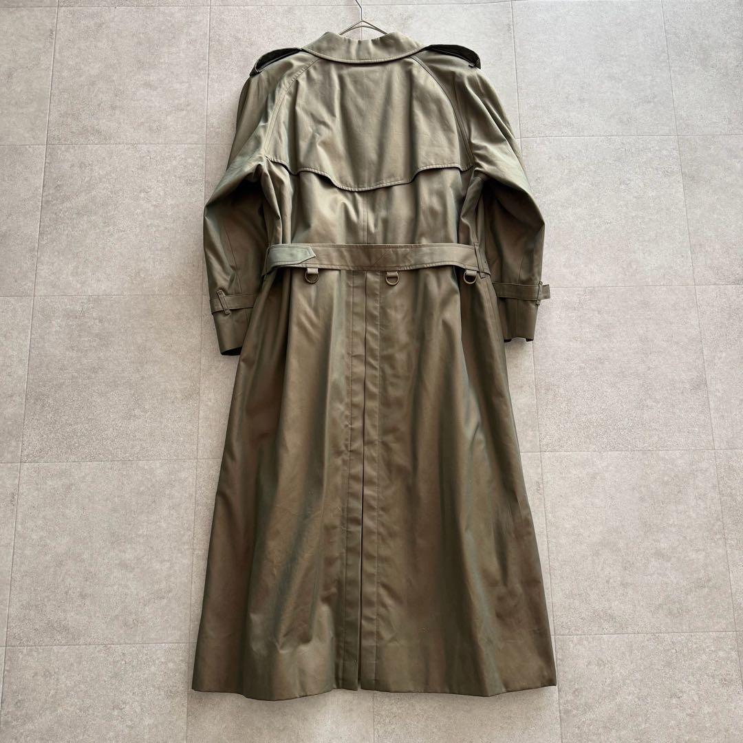 バーバリー　トレンチコート　玉虫色　カーキ　ノバチェック　ライナー　11