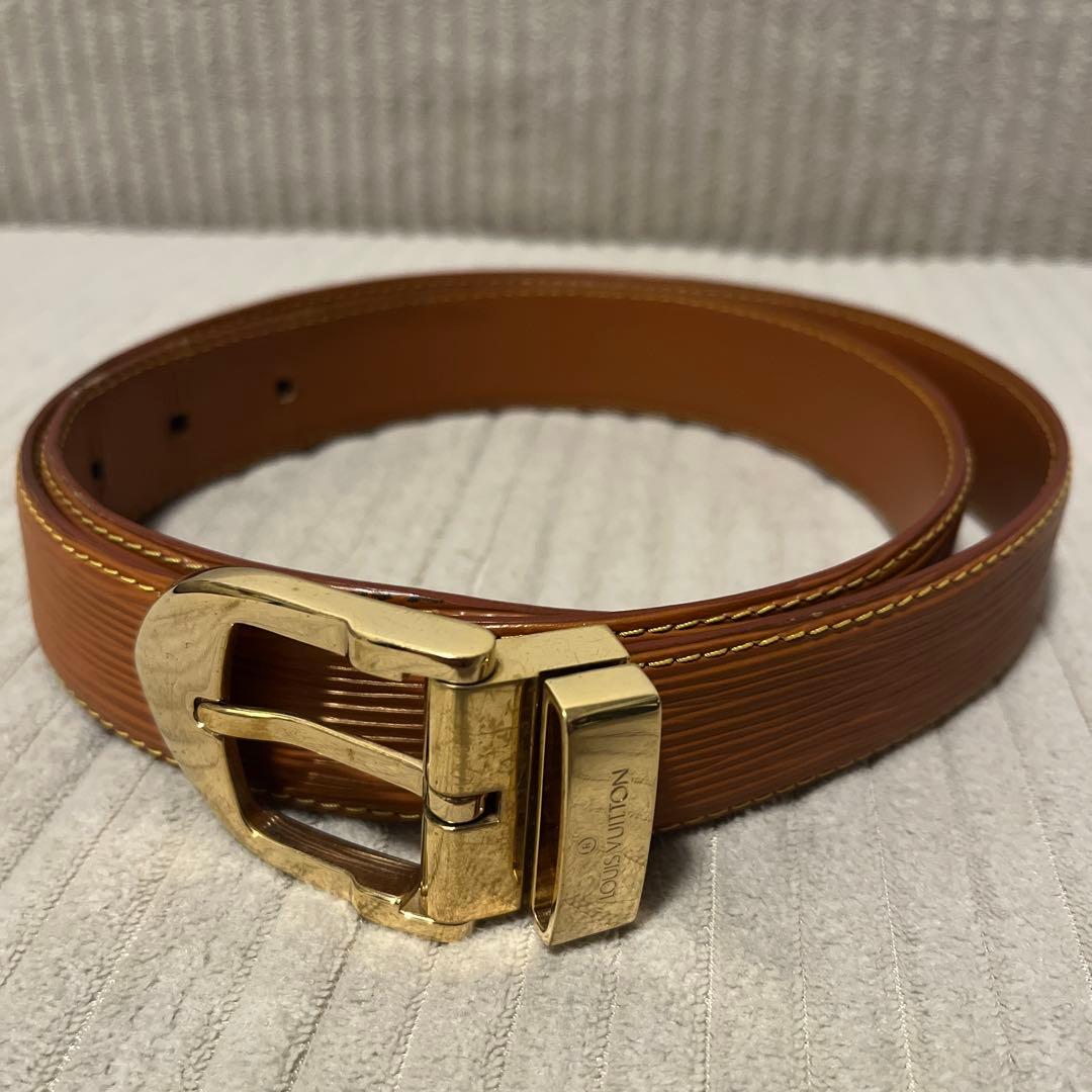 【※2/14まで】ルイヴィトン　LOUIS VUITTON エピ　ベルトブラウン