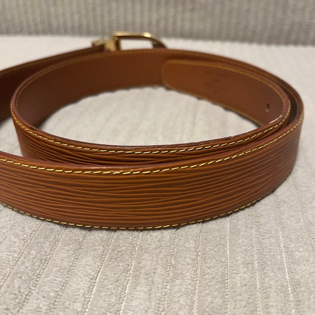 【※2/14まで】ルイヴィトン　LOUIS VUITTON エピ　ベルトブラウン
