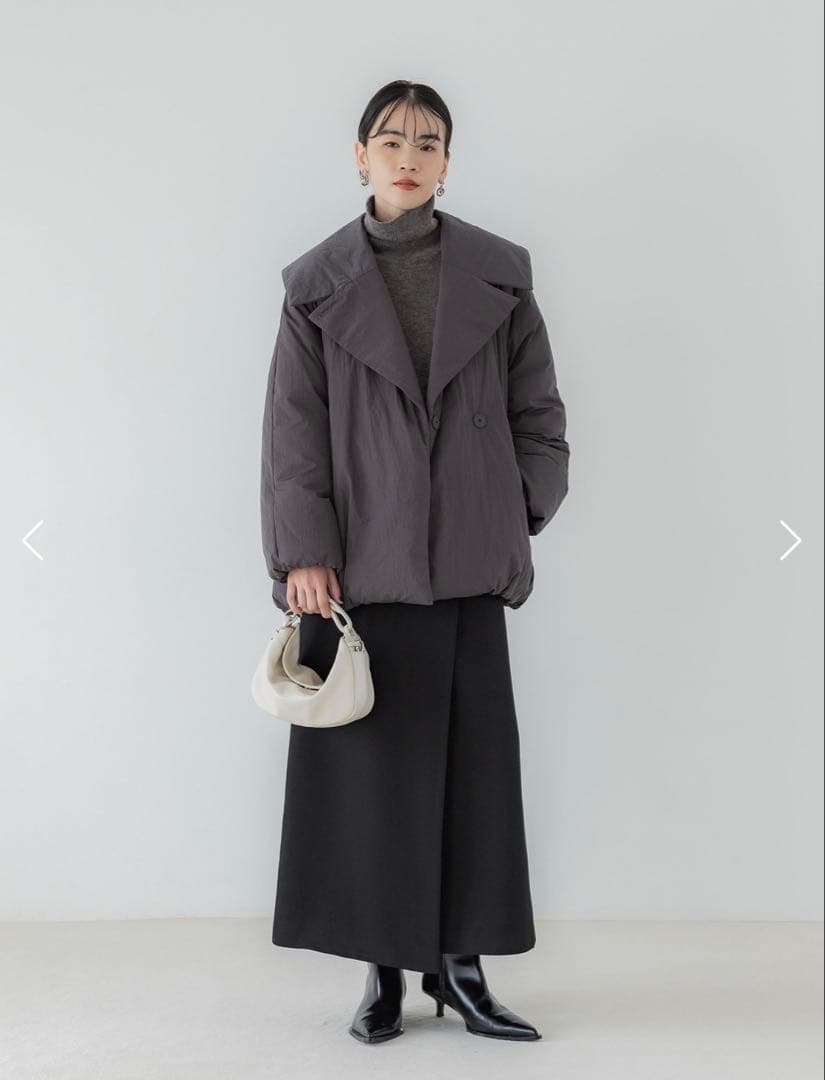 【size1】crewre ダブルブレストダウンジャケット