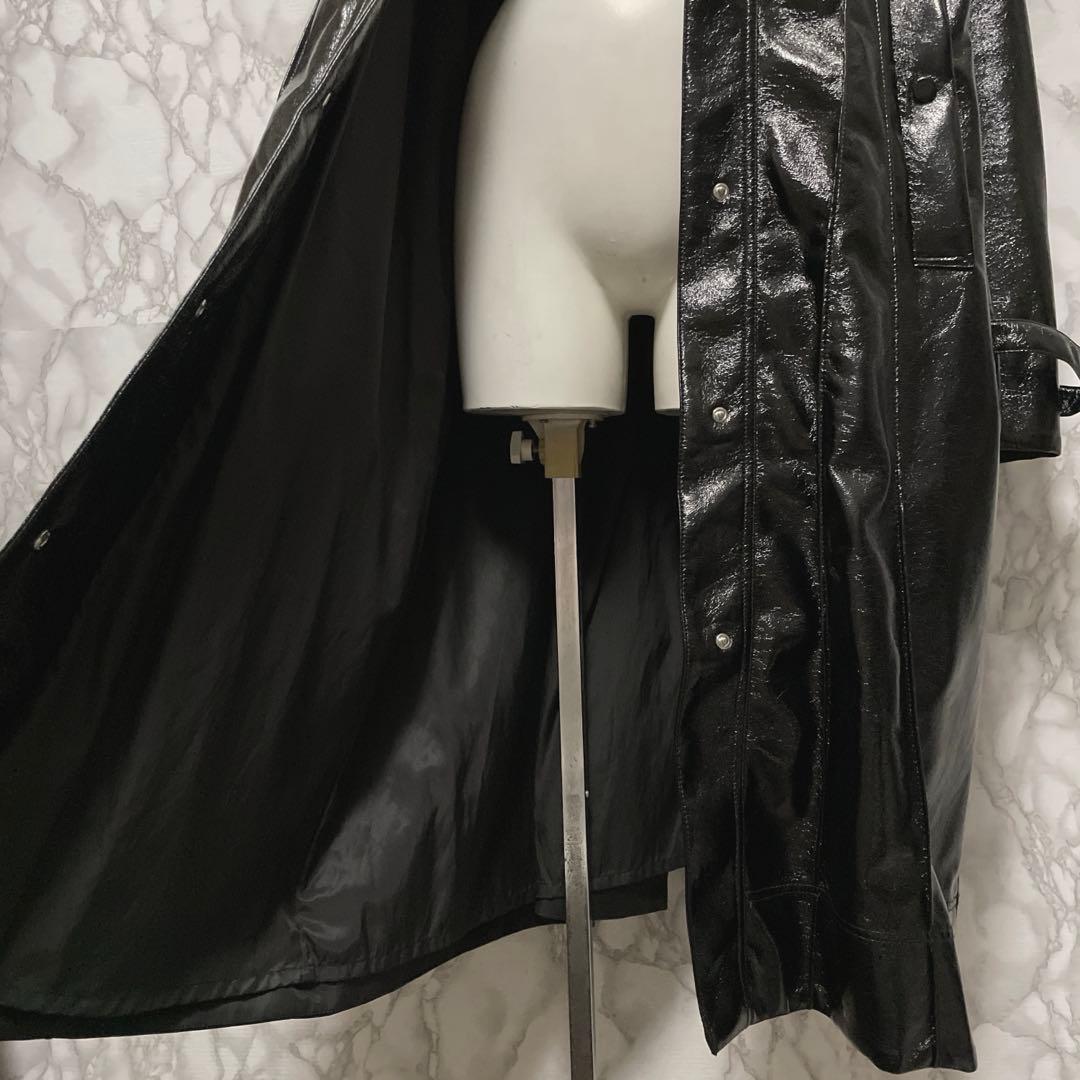 IRENE アイレネ フェイクレザーコート