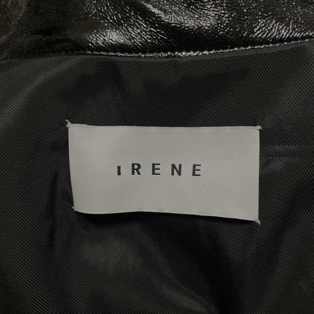 IRENE アイレネ フェイクレザーコート