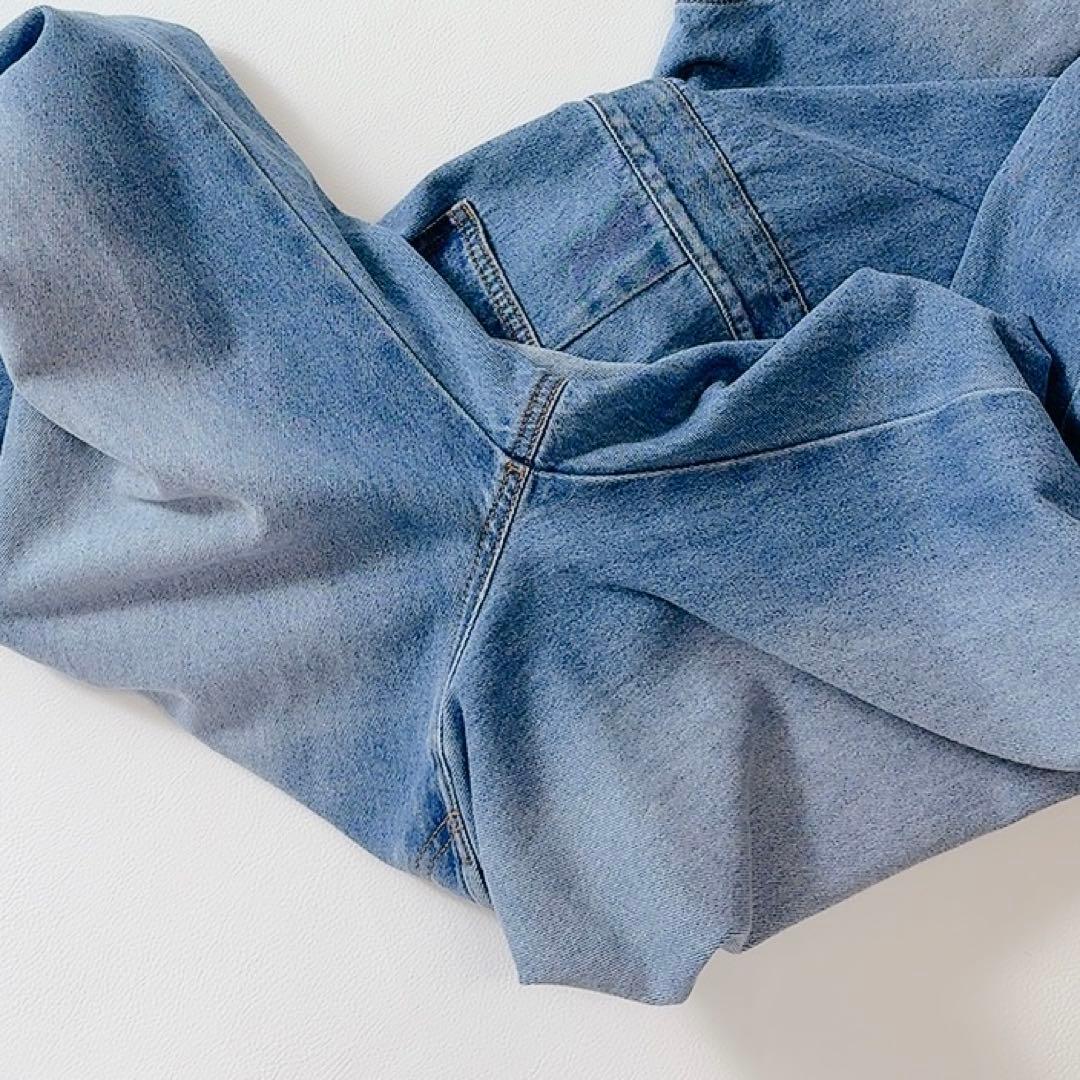 極美品ꕥウィムガゼット 2024 完売品 デニムジャンプスーツ ワイドシルエット