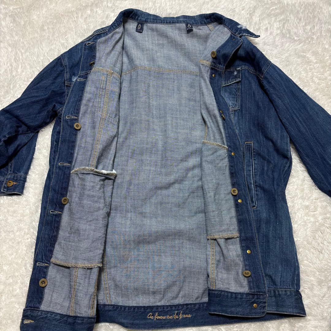 AS KNOW AS olaca 3way デニムコート ボア ライナー ベスト