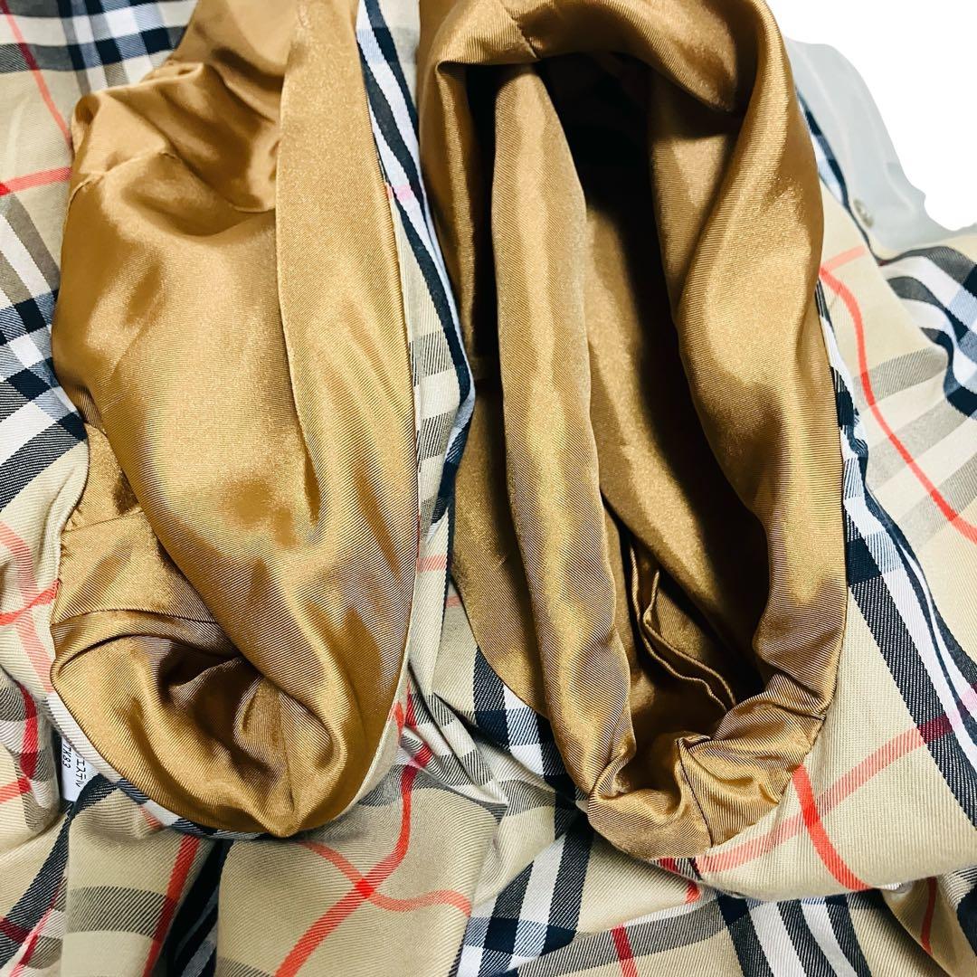 大きいサイズ XL バーバリー ノバチェックトレンチコート ベルト付 ベージュ