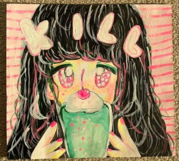 さいあくななちゃん 原画Original Painting 2017 東京一点物