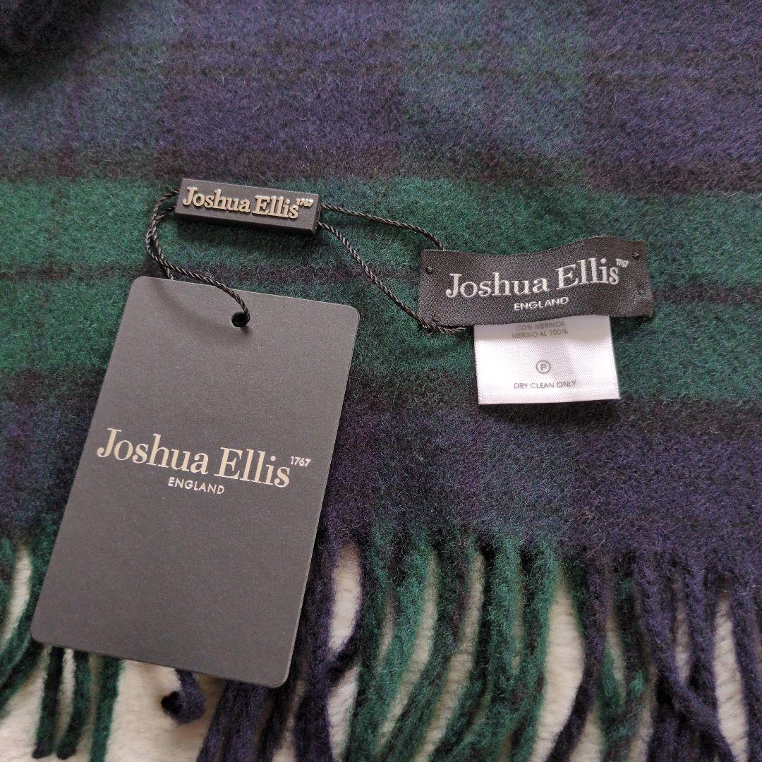未使用　Joshua ellis　マフラー　チェック柄