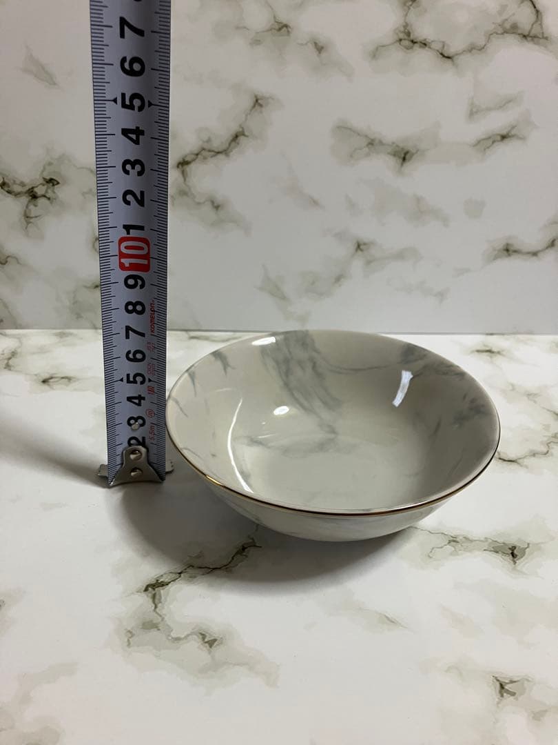 金ふちマーブル皿　15皿セット