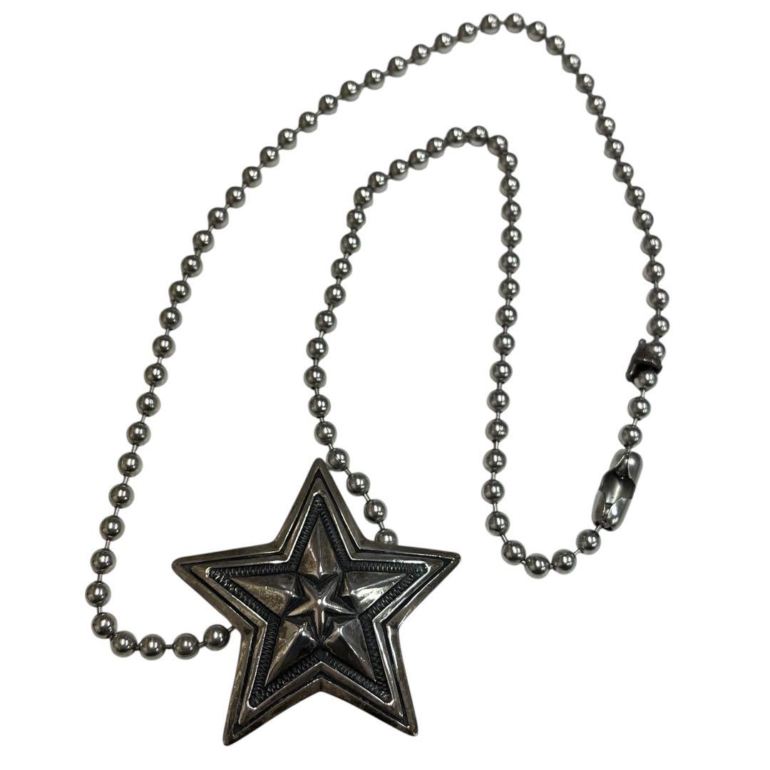コディサンダーソン ビッグ スター イン スター ネックレス シルバー