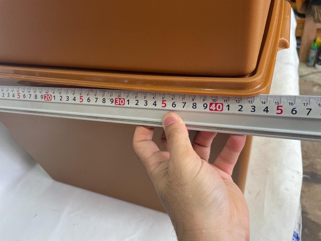 ウルトラディープ　スーパーケース　タッパーウェア　茶3黒1 06c06