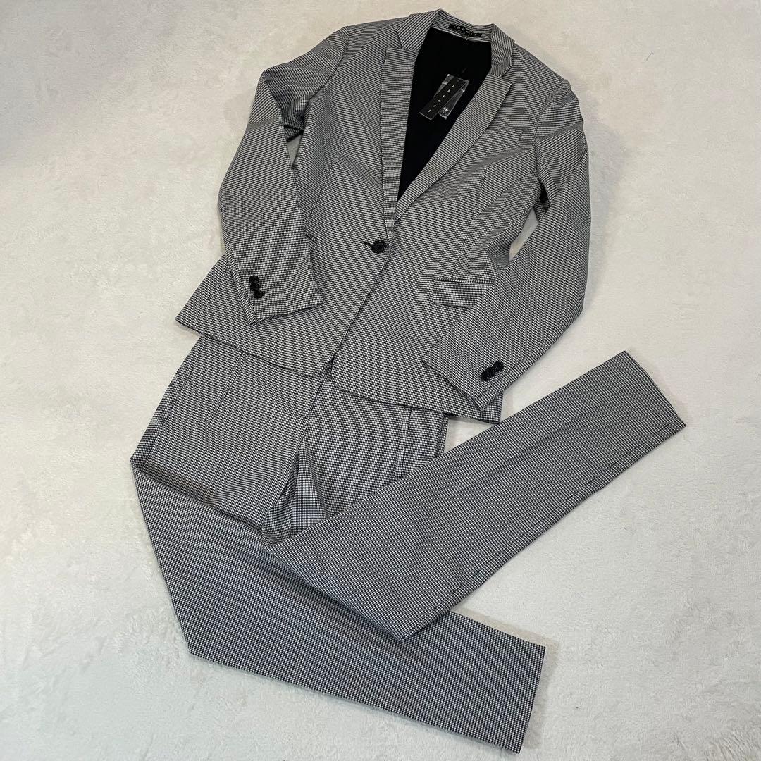 タグ付き　theory セオリー　セットアップ　パンツスーツ　千鳥格子　1B