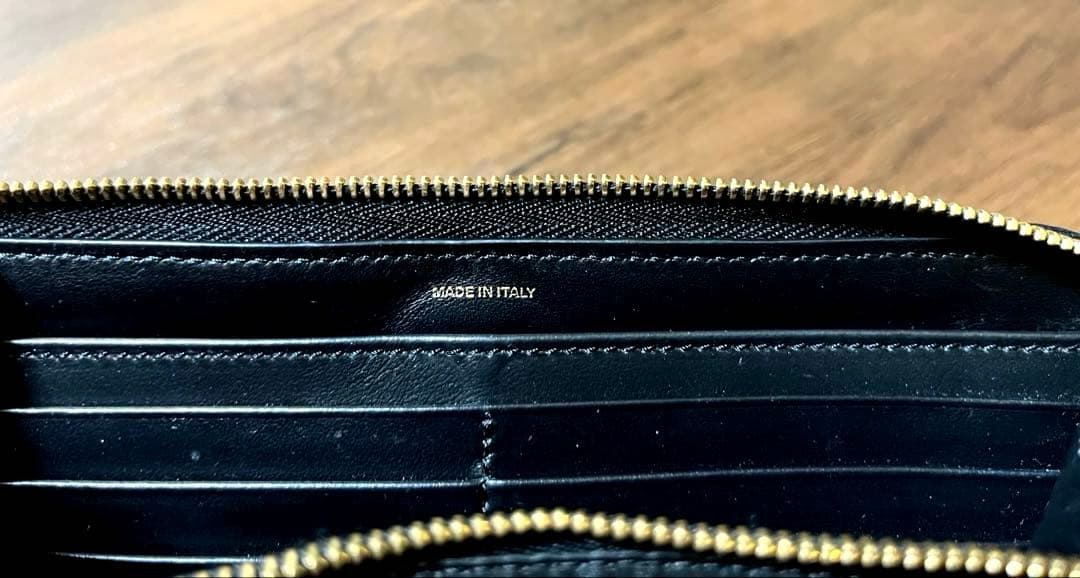 【BURBERRY】バーバリー エルモア TBロゴ ブラック 長財布