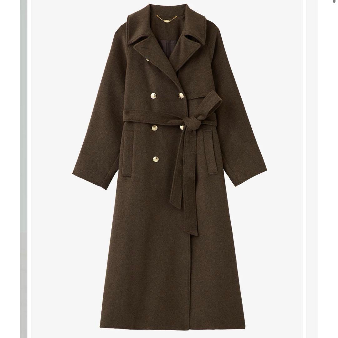 MANY WAYウールロングトレンチコート