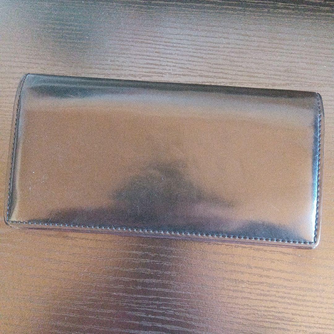 GANZO 長財布 ブラック　SHELLCORDVAN　シェルコートバン