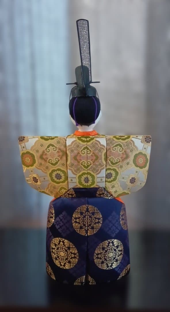 江戸木目込人形　雛人形　朱礼