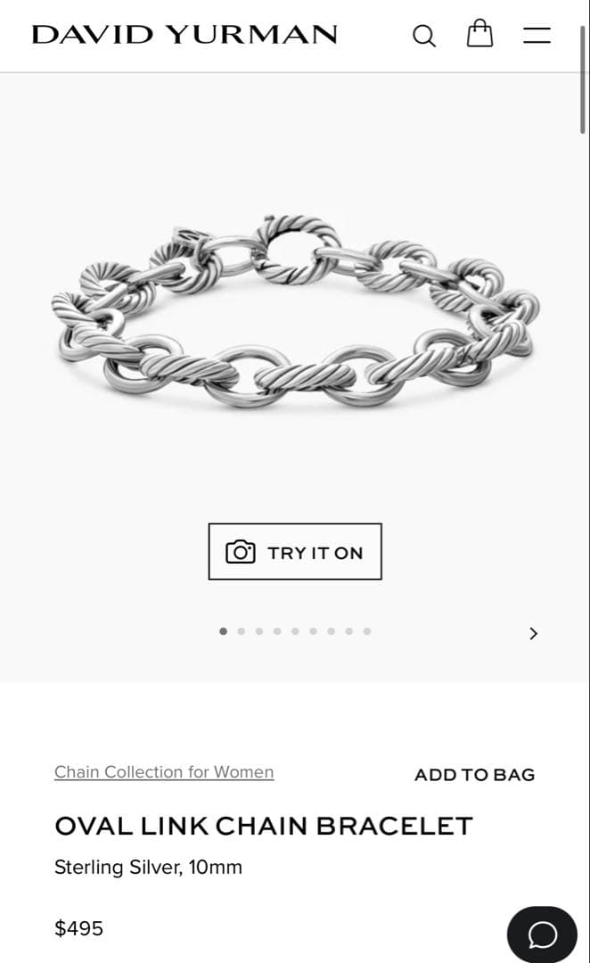 【週末セール】　David yurman デヴィッド ヤーマン　ブレスレット
