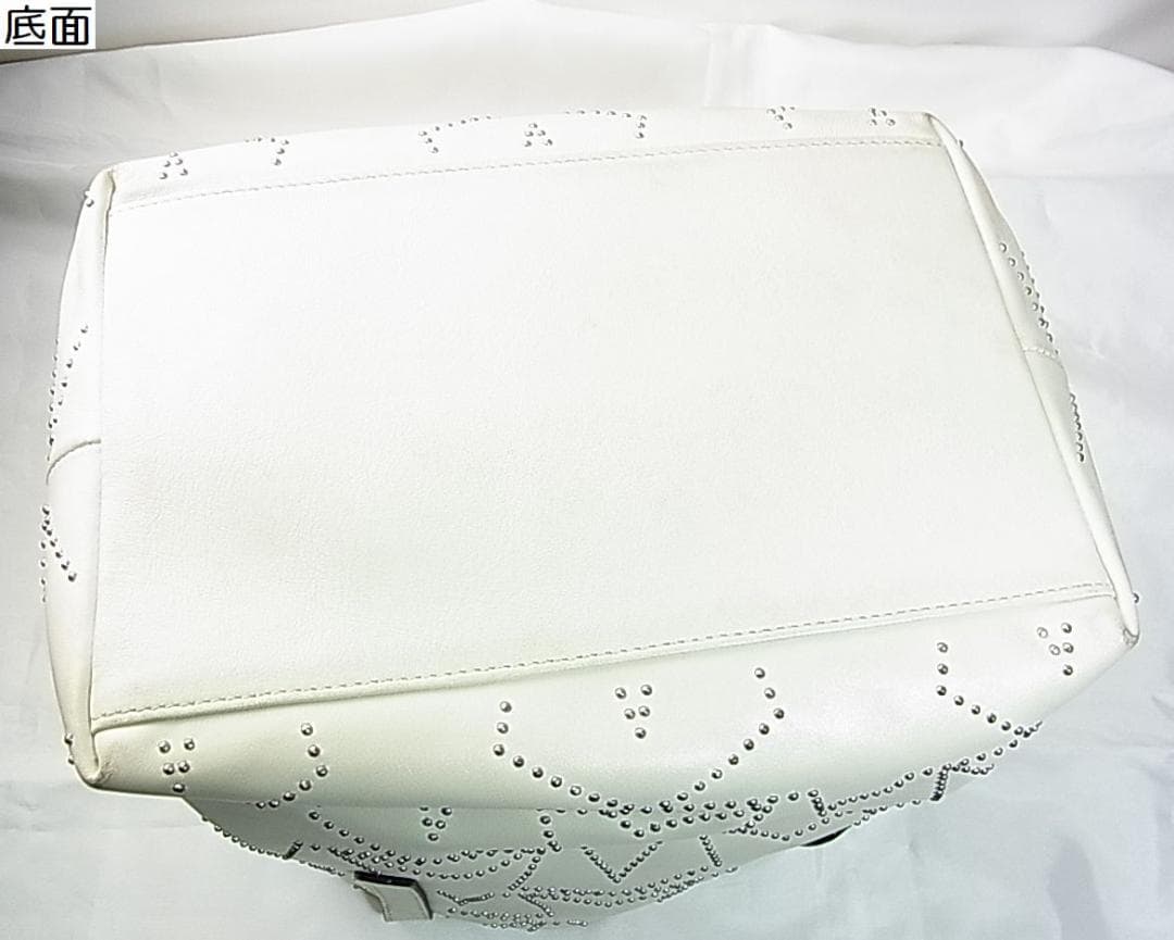 【正規品良品】Jimmy Chooジミーチュウソフィア　スタッズ トートバッグ