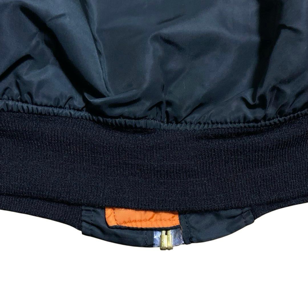 90s ALPHA INDUSTRIES MA-1 フライトジャケット ブラック