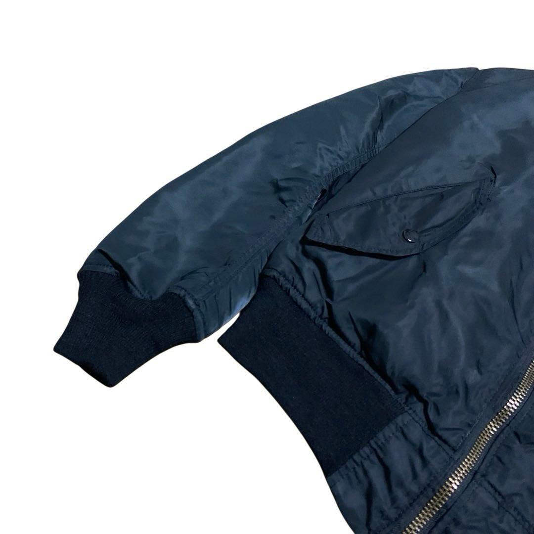 90s ALPHA INDUSTRIES MA-1 フライトジャケット ブラック