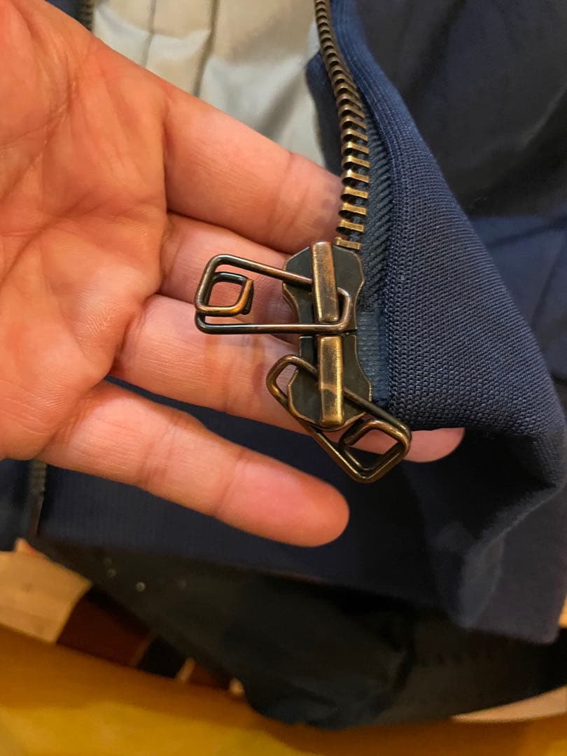 BRUNABOINE ネイビー ジャンパー サイズ2　ブルーナリボン