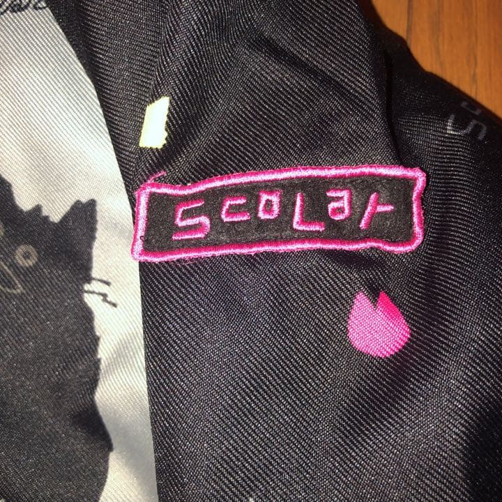 ScoLar 新品　レア　猫　ネコ柄　スキーウェア　スノボウェア上下セット