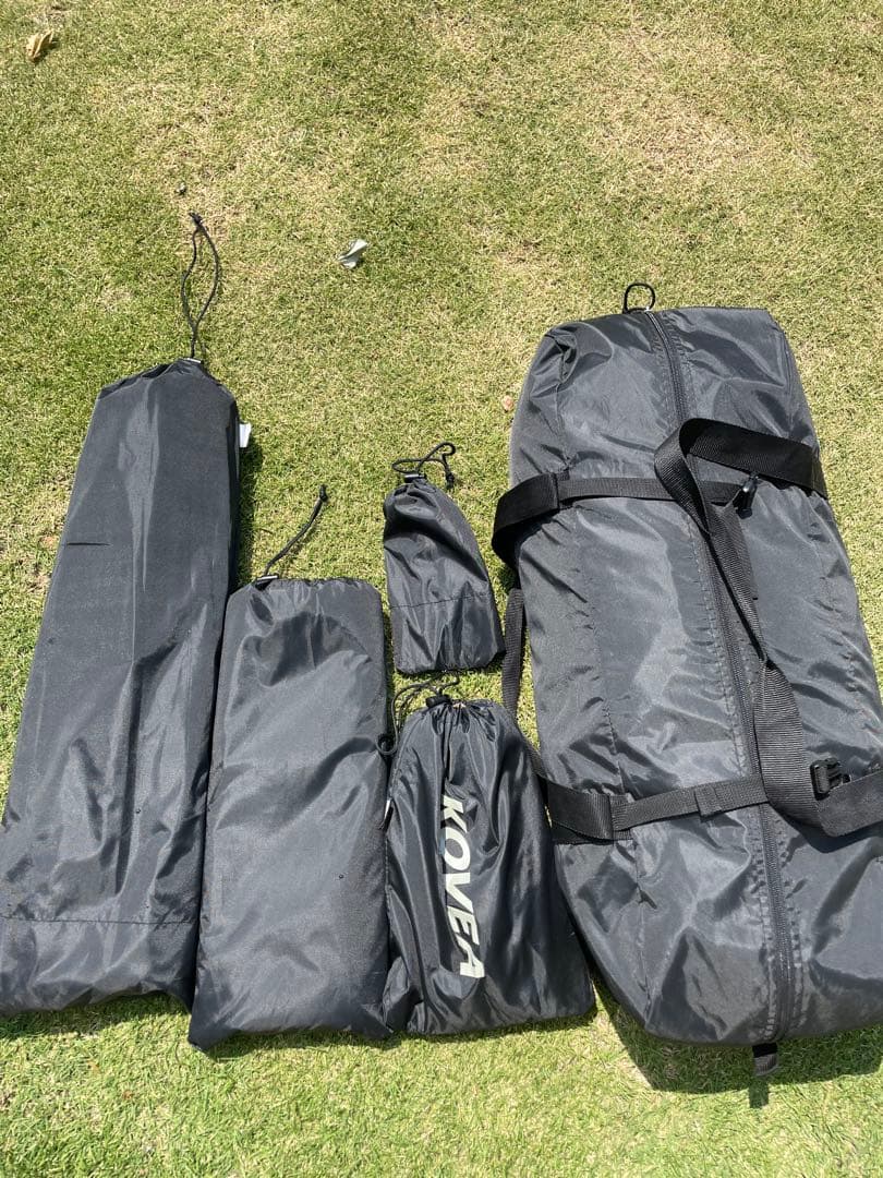 【使用回数1回】KOVEA フルセット　テント・タープ・ベスティブル　ベージュ