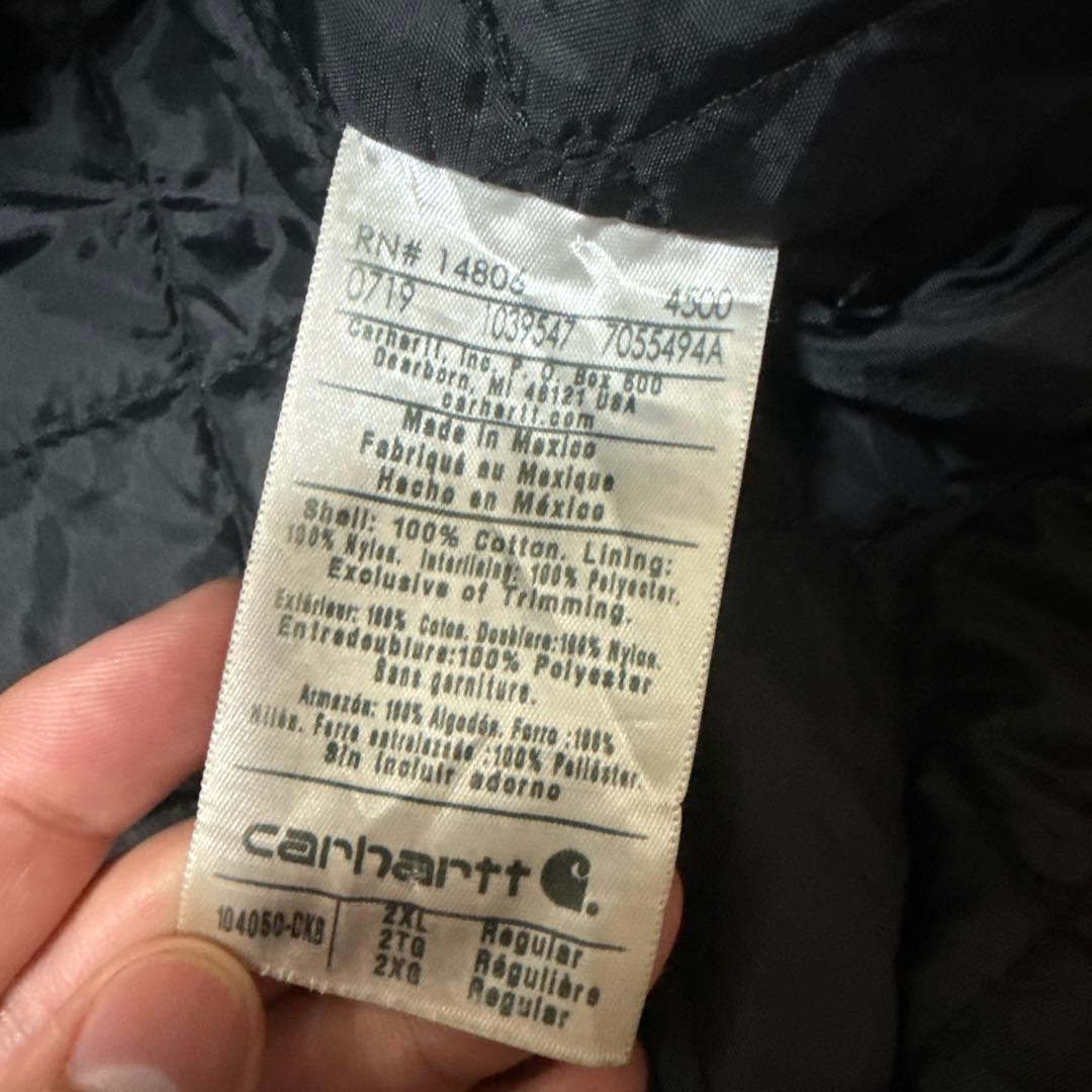 carhartt アクティブジャケット　 us規格　ブラウン　鬼フェード　古着