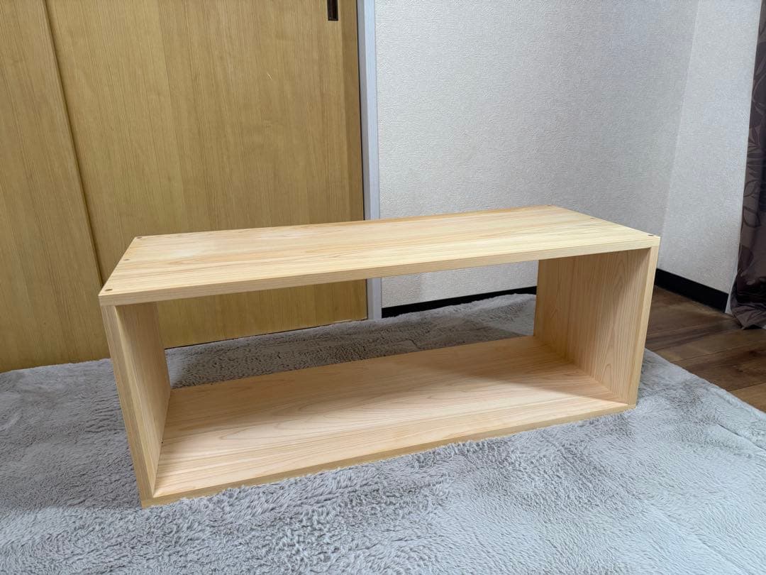 (引き取り対応可能) Our ひのきのオープンボックス／ワイド