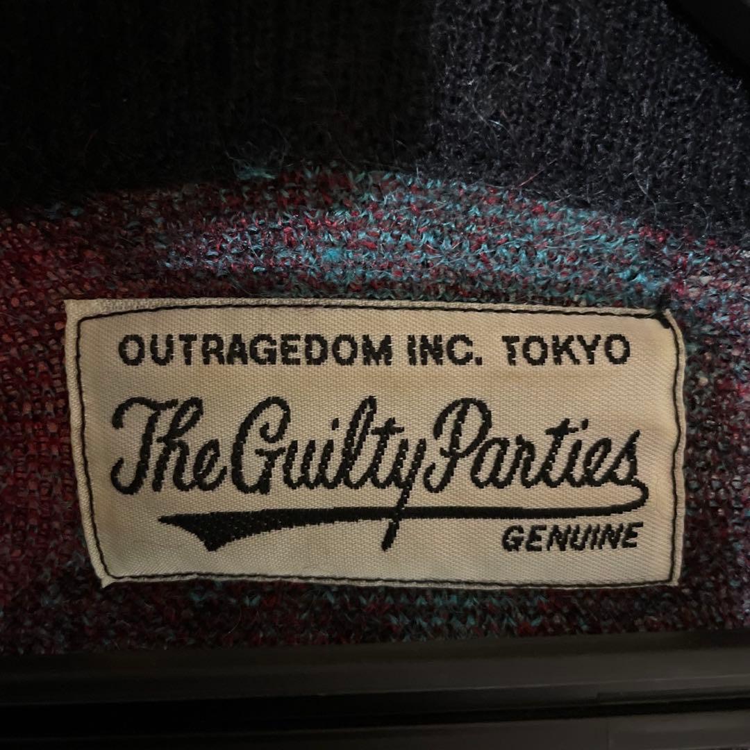 WACKO MARIA ワコマリア　モヘアカーディガン　ダイヤモンド柄