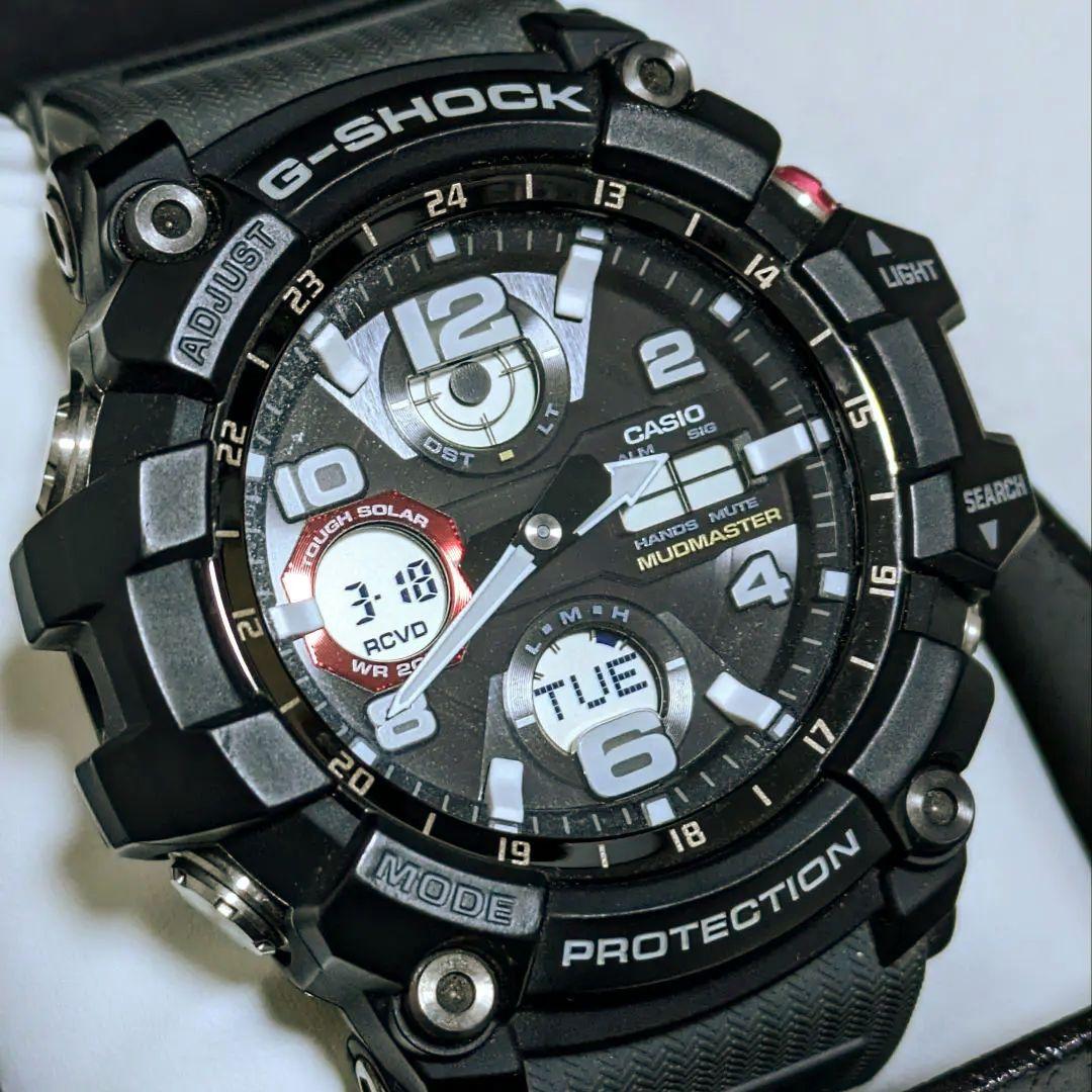 カシオ　G-SHOCK　マッドマスターGWG-100-1A8JF　ソーラー電波