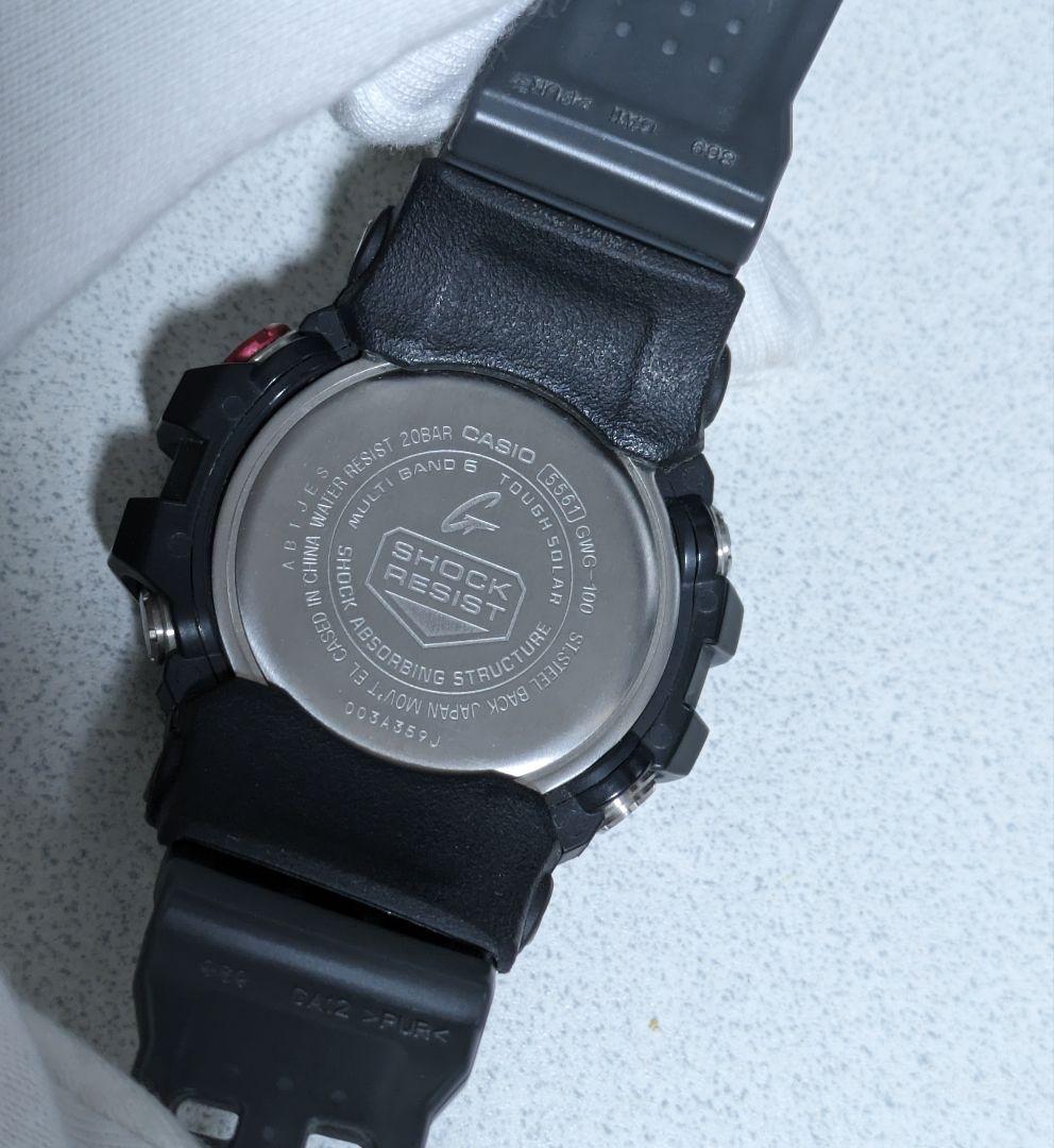 カシオ　G-SHOCK　マッドマスターGWG-100-1A8JF　ソーラー電波